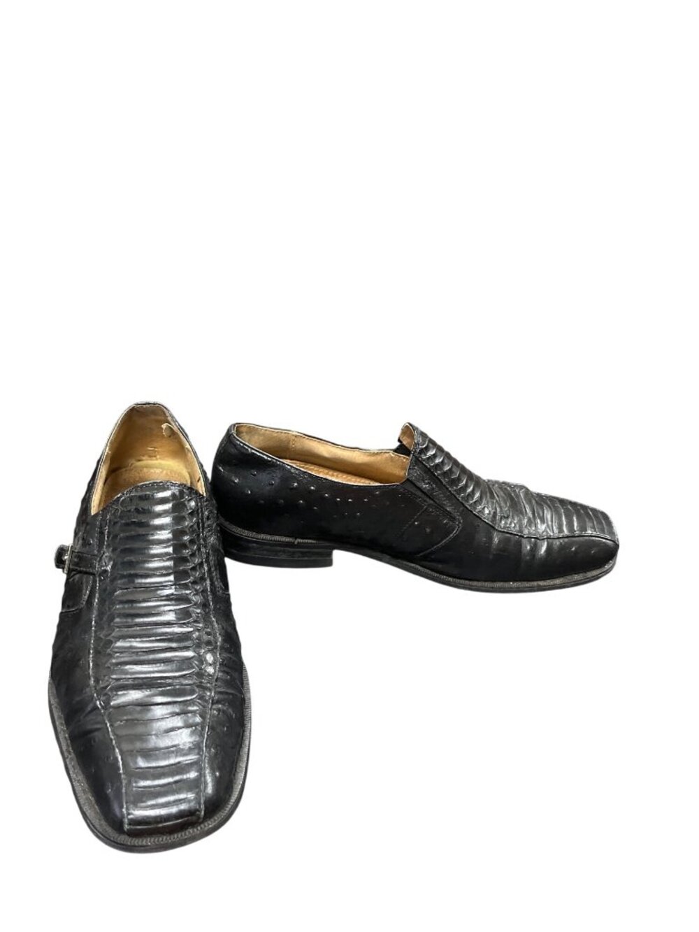 Giorgio Brutini mens brown leather monk strap dress shoes sz 9M SKU 10-553